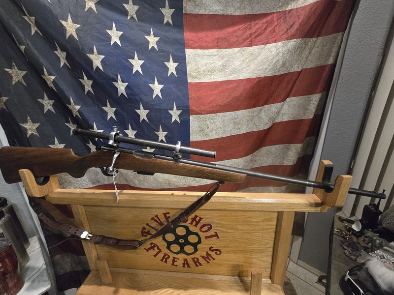 SAVAGE 23D 22 HORNET WITH MALCOLM SCOPE